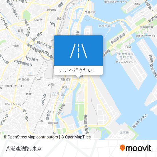 八潮連結路地図