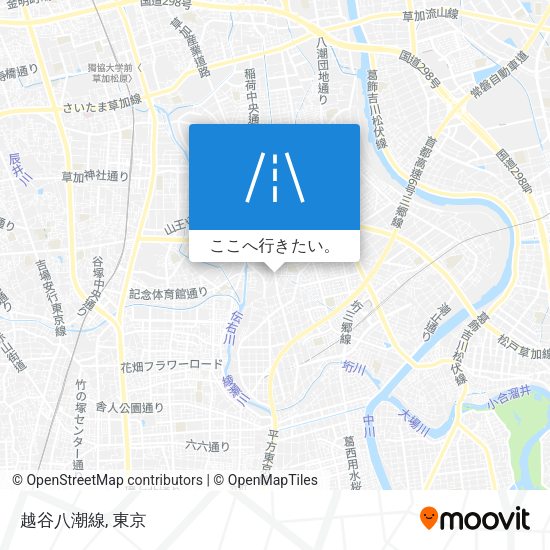 越谷八潮線地図