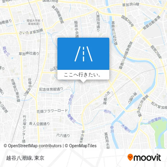 越谷八潮線地図
