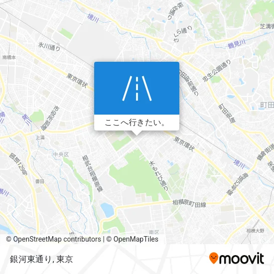 銀河東通り地図