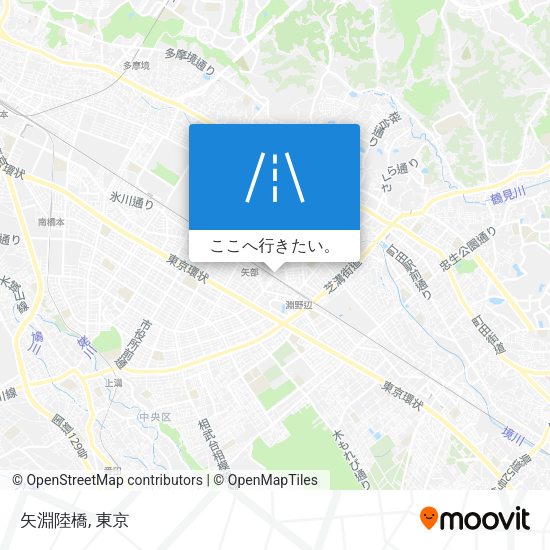 矢淵陸橋地図