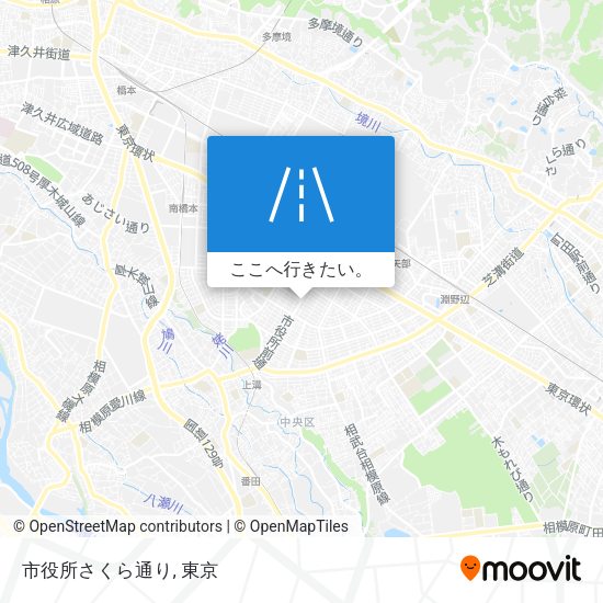 市役所さくら通り地図
