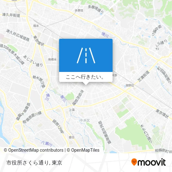 市役所さくら通り地図