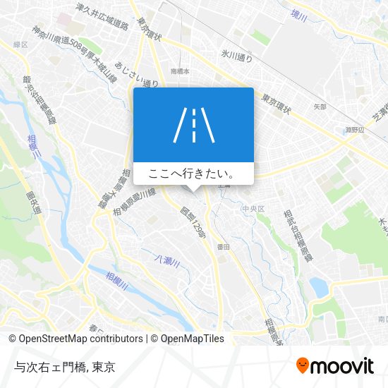 与次右ェ門橋地図