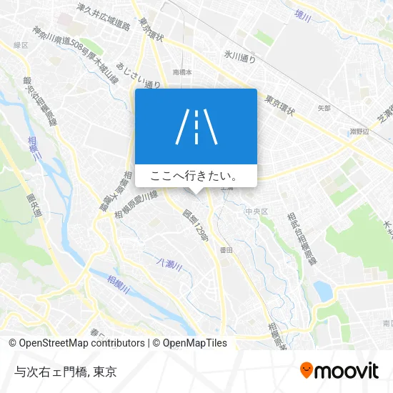 与次右ェ門橋地図