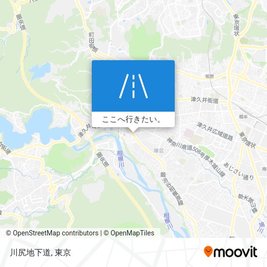 川尻地下道地図