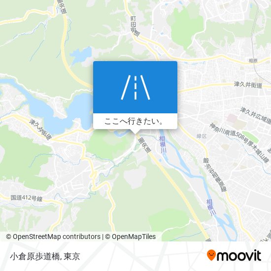 小倉原歩道橋地図