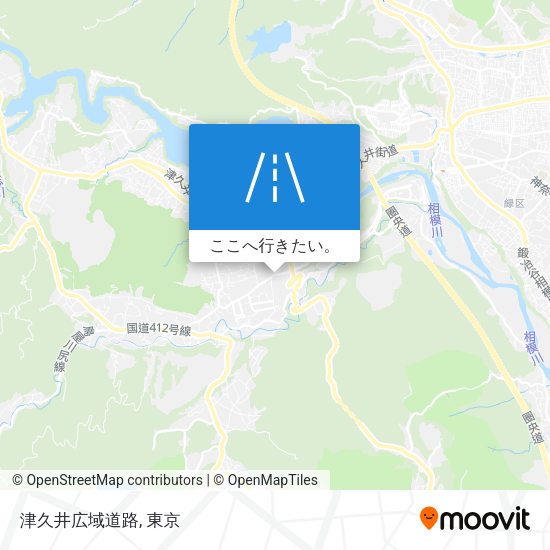 津久井広域道路地図