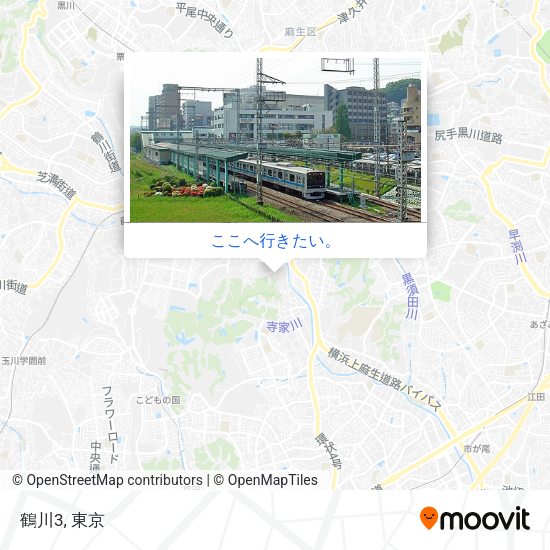 鶴川3地図
