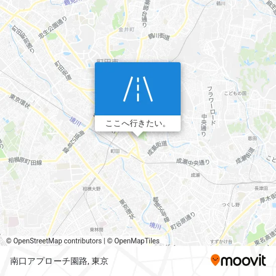 南口アプローチ園路地図