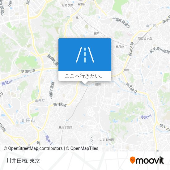 川井田橋地図