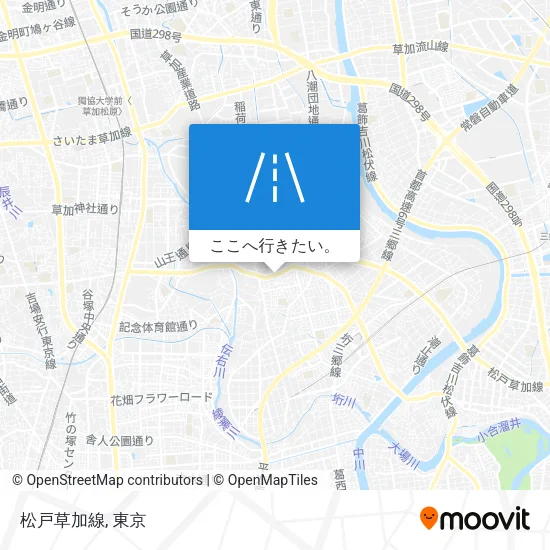 松戸草加線地図