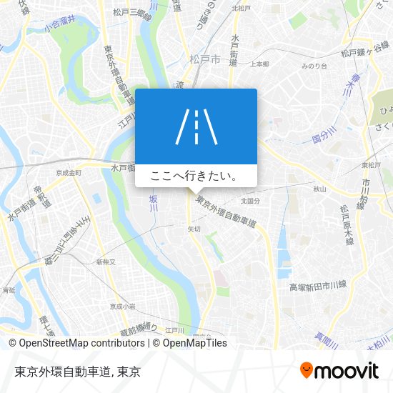 東京外環自動車道地図