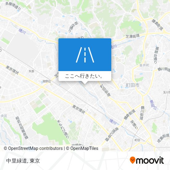 中里緑道地図