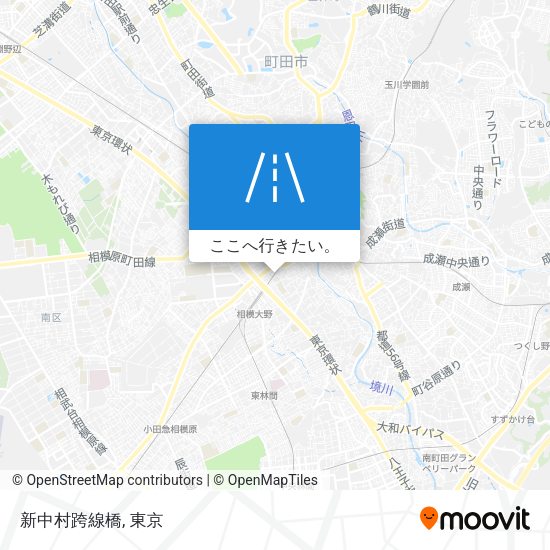 新中村跨線橋地図
