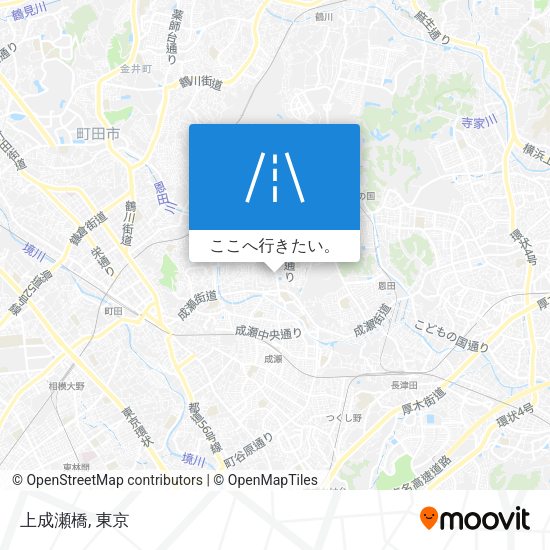上成瀬橋地図