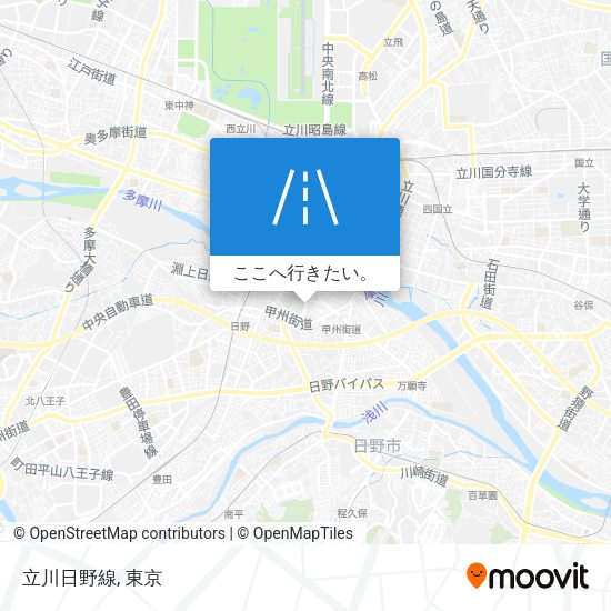 立川日野線地図