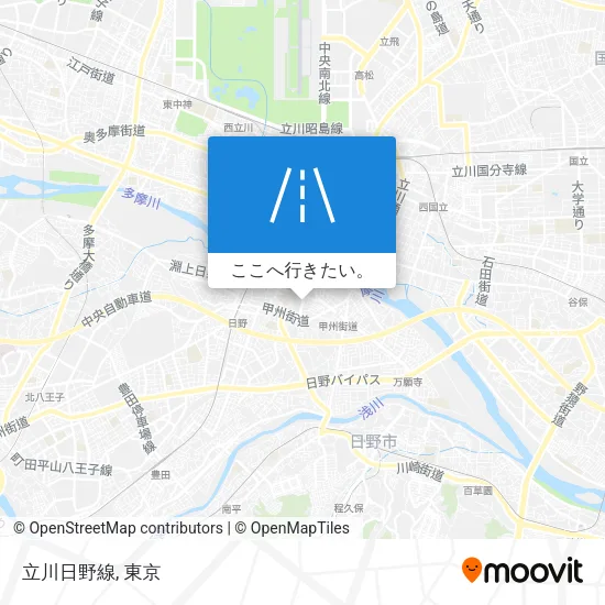立川日野線地図