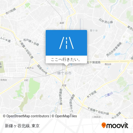 新鎌ヶ谷北線地図
