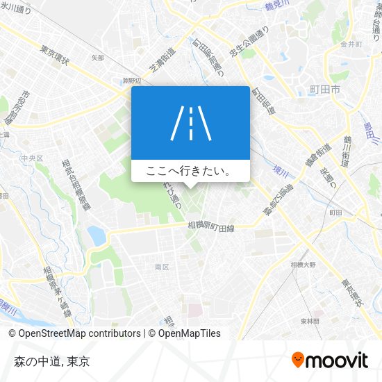 森の中道地図