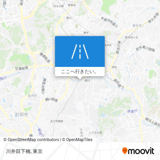川井田下橋地図