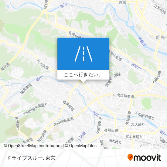 ドライブスルー地図