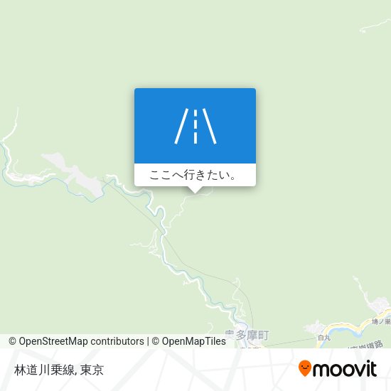 林道川乗線地図