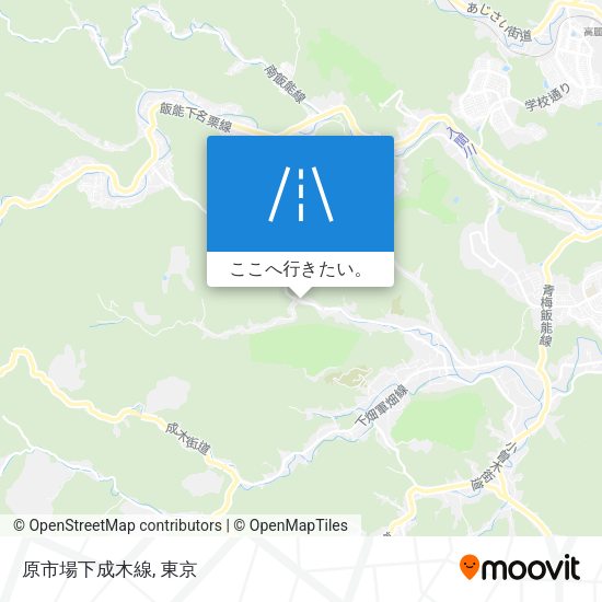 原市場下成木線地図