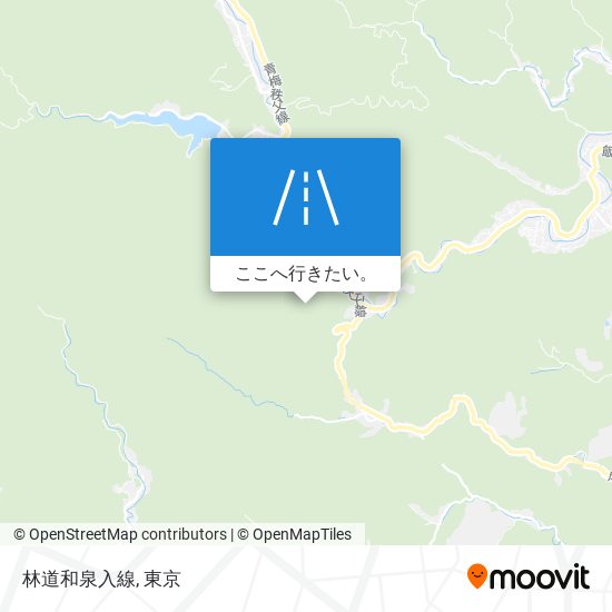 林道和泉入線地図
