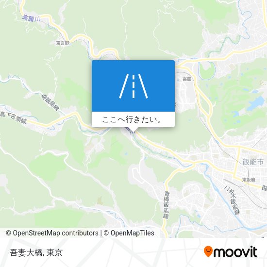 吾妻大橋地図