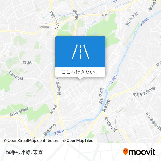 堀兼根岸線地図