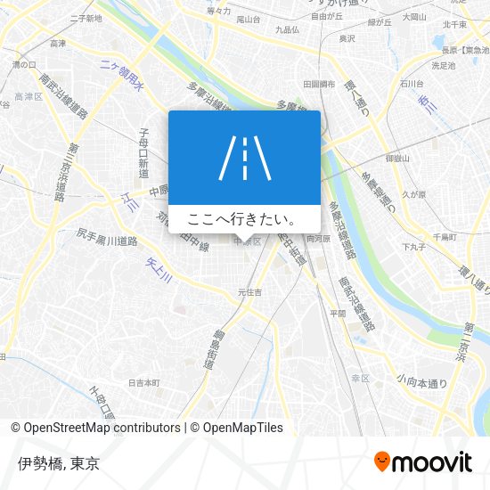 伊勢橋地図