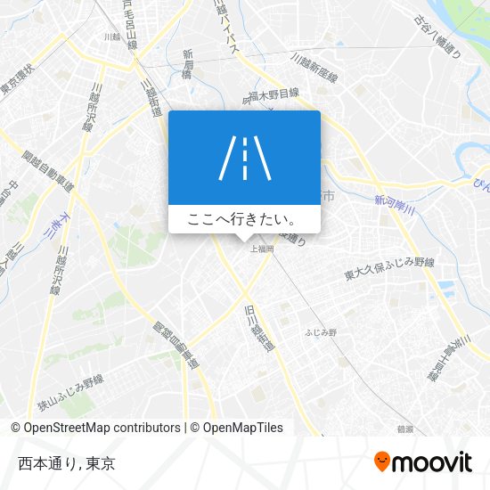 西本通り地図