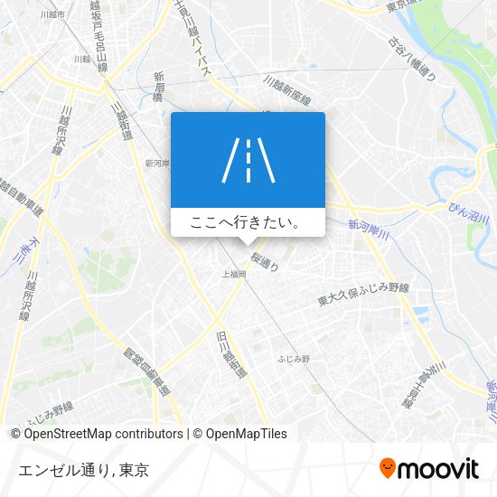 エンゼル通り地図