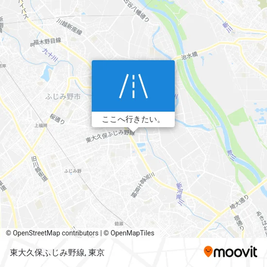 東大久保ふじみ野線地図