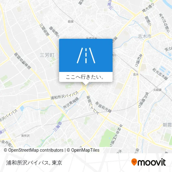 浦和所沢バイパス地図