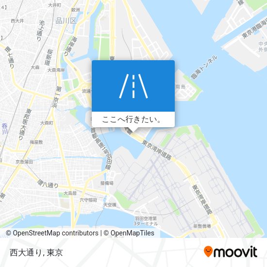 西大通り地図