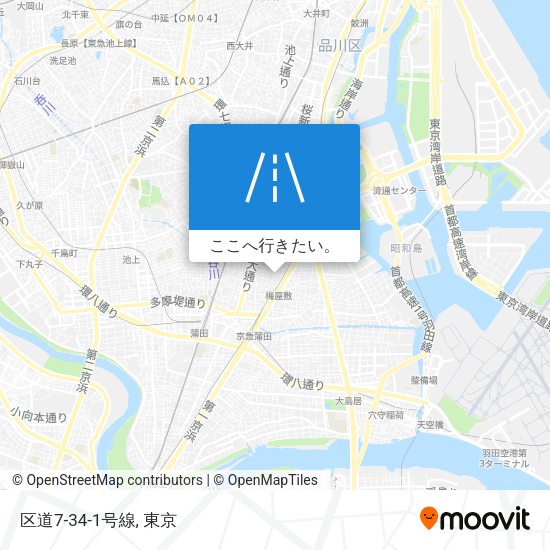 区道7-34-1号線地図