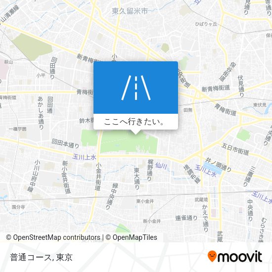 普通コース地図