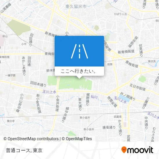 普通コース地図