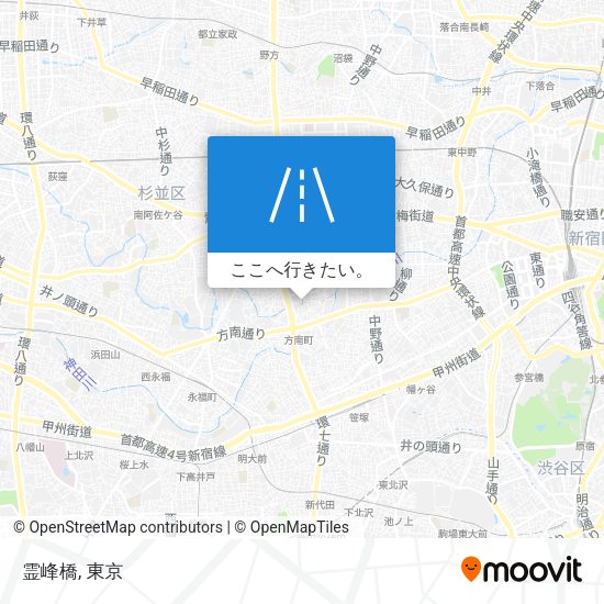 霊峰橋地図