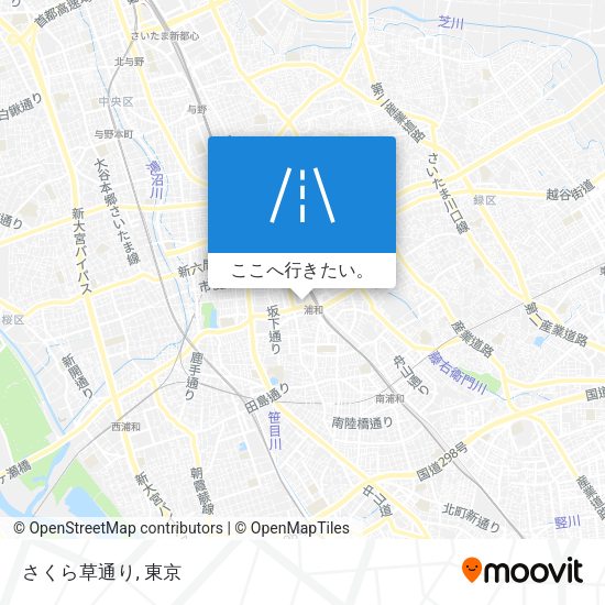 さくら草通り地図