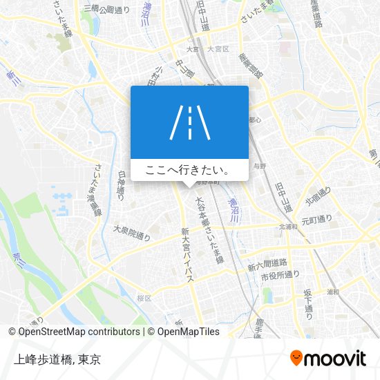 上峰歩道橋地図