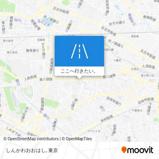 しんかわおおはし地図