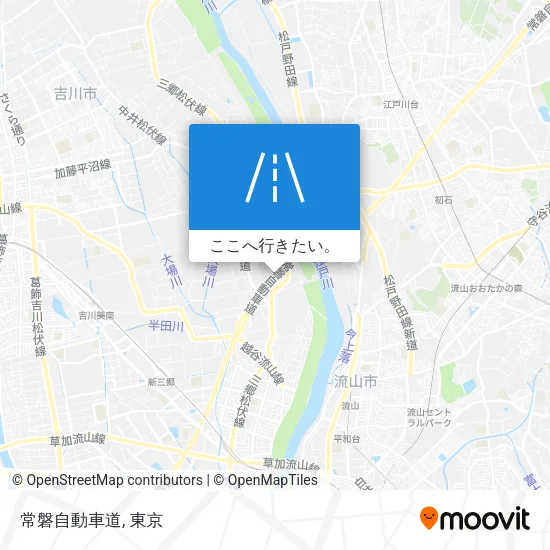 常磐自動車道地図