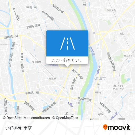 小谷堀橋地図