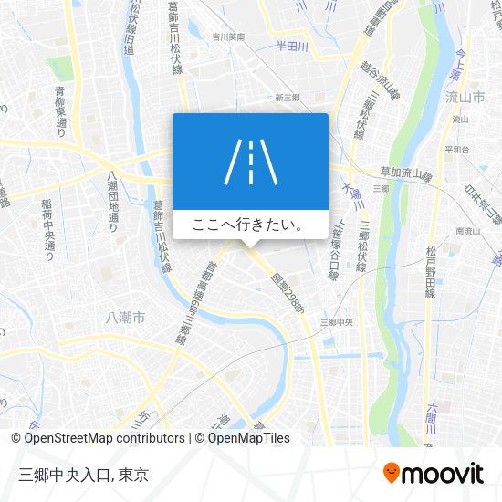 三郷中央入口地図