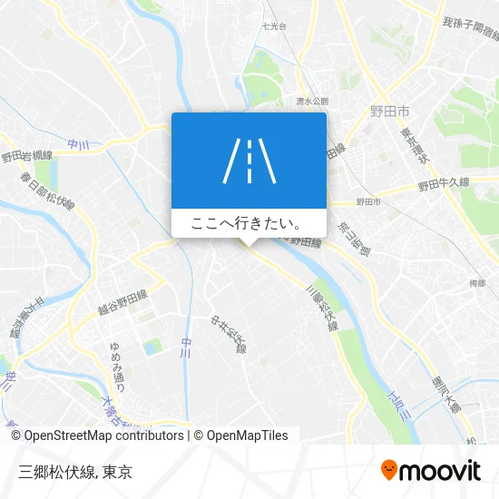 三郷松伏線地図