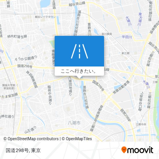 国道298号地図
