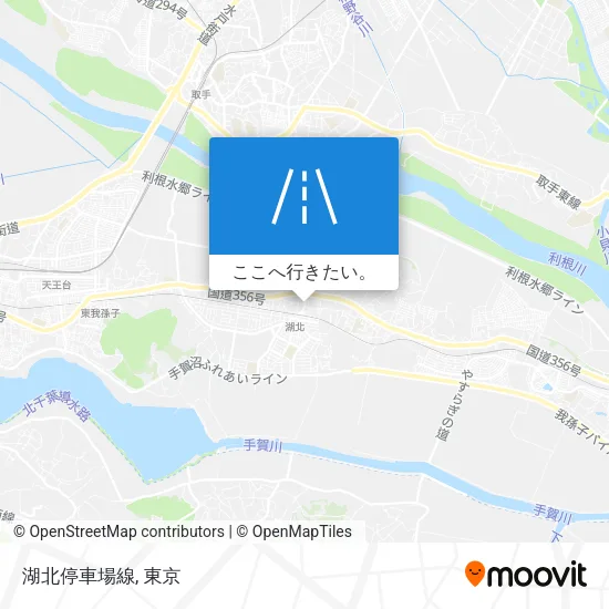 湖北停車場線地図